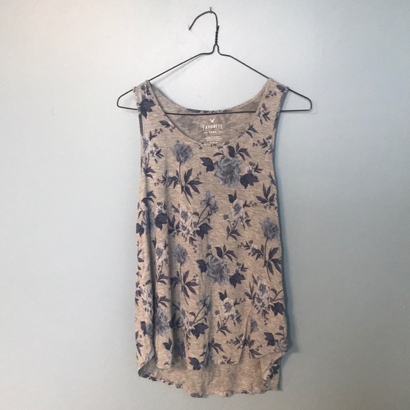 American Eagle Floral Tank - Picture 1 of 5